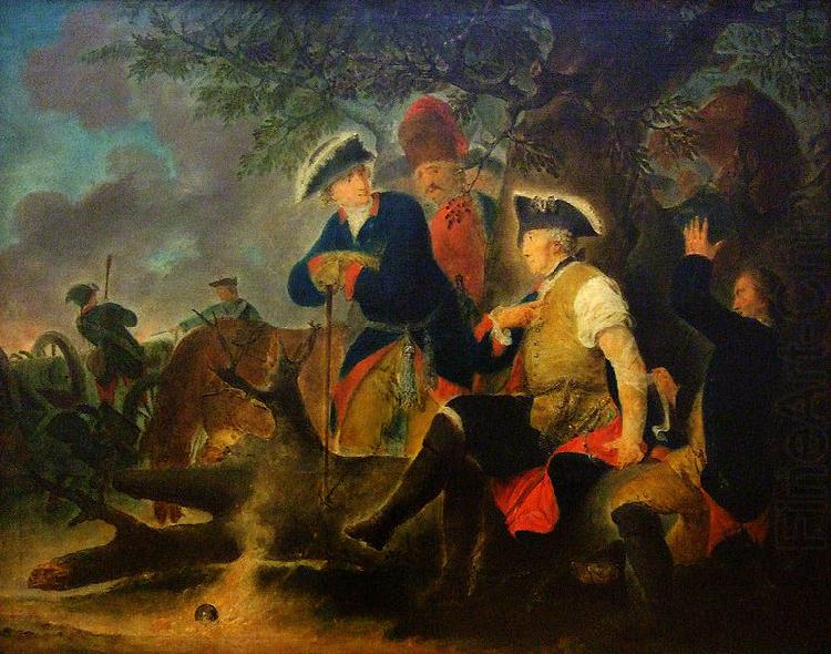 Bernhard Rode Frederick the Great and the Combat Medic, china oil painting image